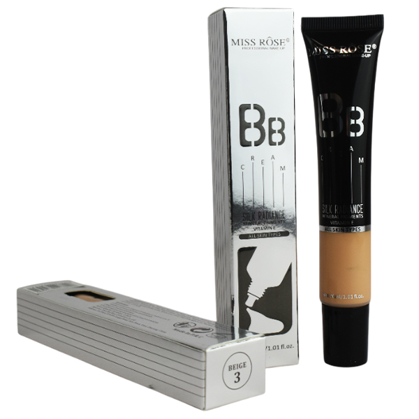 Crema BB iluminadora de seda Tonos Surtidos Miss Rose