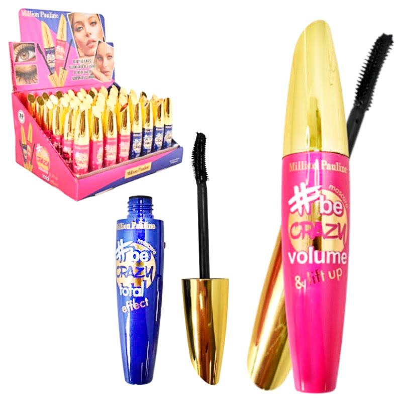 Mascara Para Pestañas Be Crazy Million Pauline Tapa Dorada
