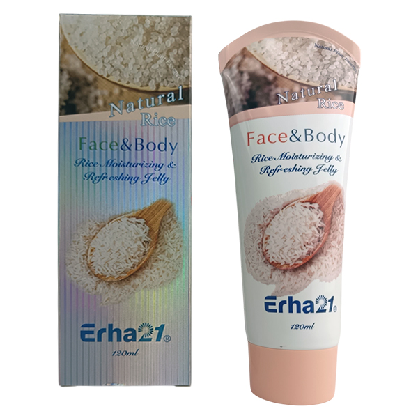 Gel exfoliante suave e hidratante de arroz de Erha21