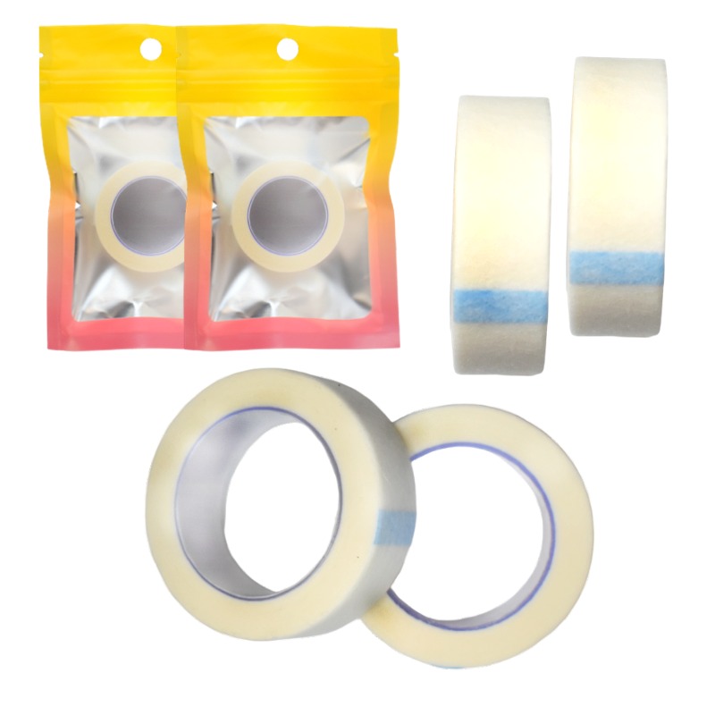 Cinta Micropore Para Extensión de Pestañas Empaque Amarillo