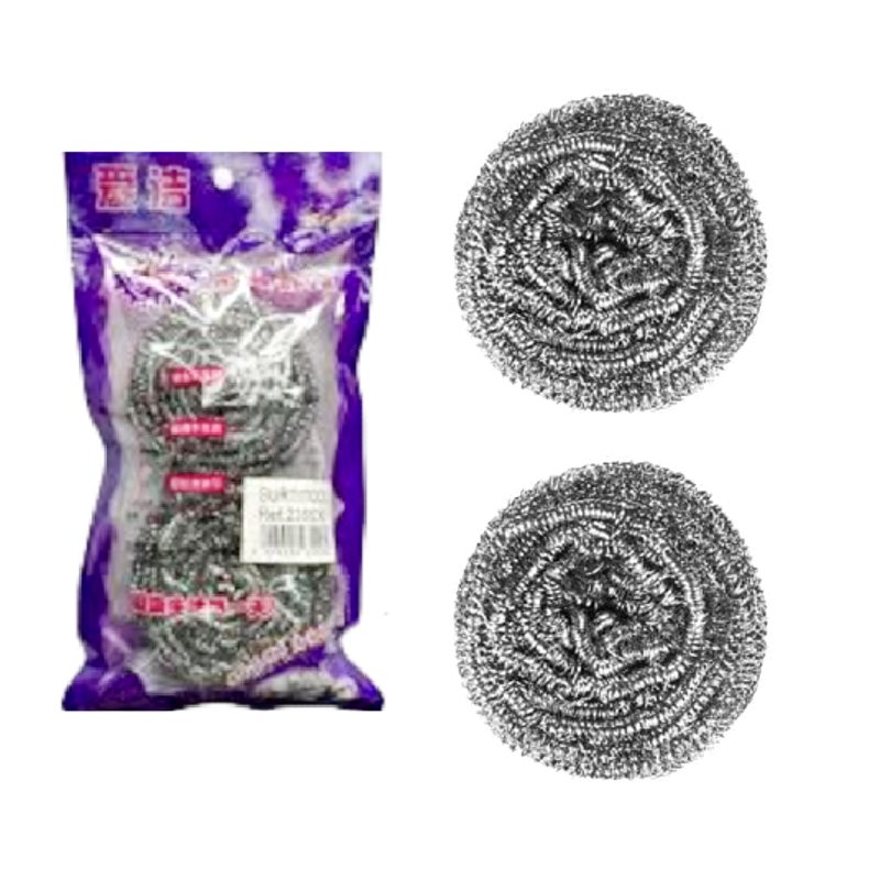 Esponjas Para Trastos De Alambre 2 Pcs Paquete Morado