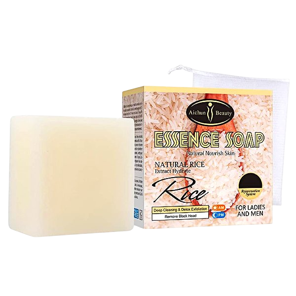 Jabón en barra con extracto natural de arroz Aichun Beauty