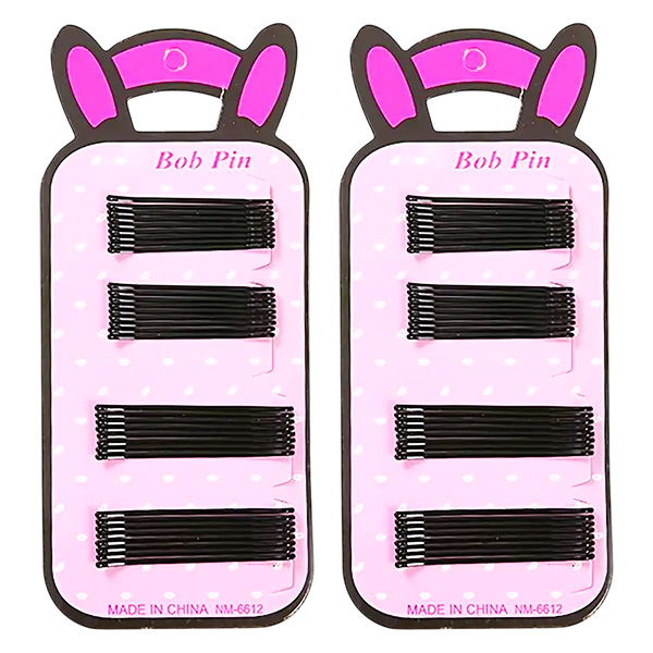 Ganchos sandinos para cabello 2 tamaños presentación fucsia Bob Pin BL-1002