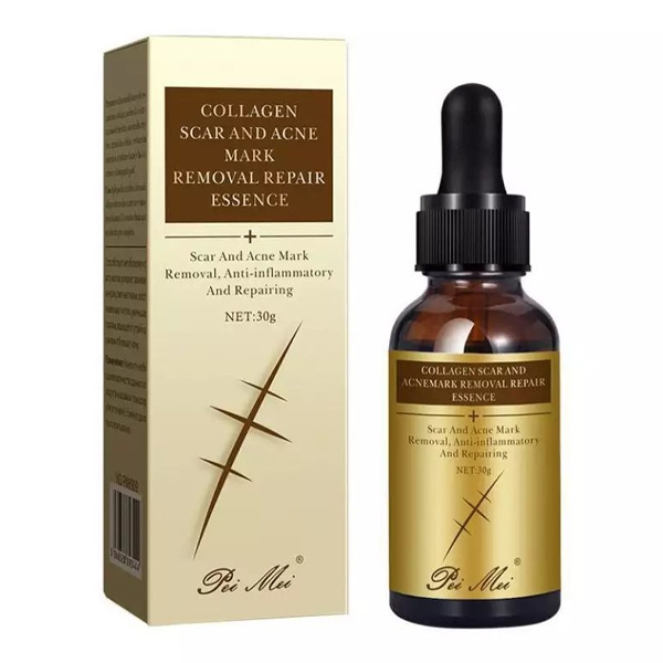 Esencia reparadora de colágeno para eliminar cicatrices y marcas de acné - 30 ml - Pei Mei