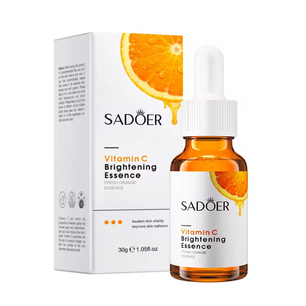 Suero facial antiarrugas con vitamina C, esencia iluminadora y reafirmante - Sadoer