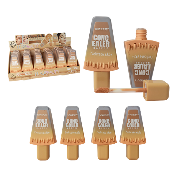 Corrector a prueba de agua presentacion paleta de helado DELICATE SKIN HUXIABEAUTY