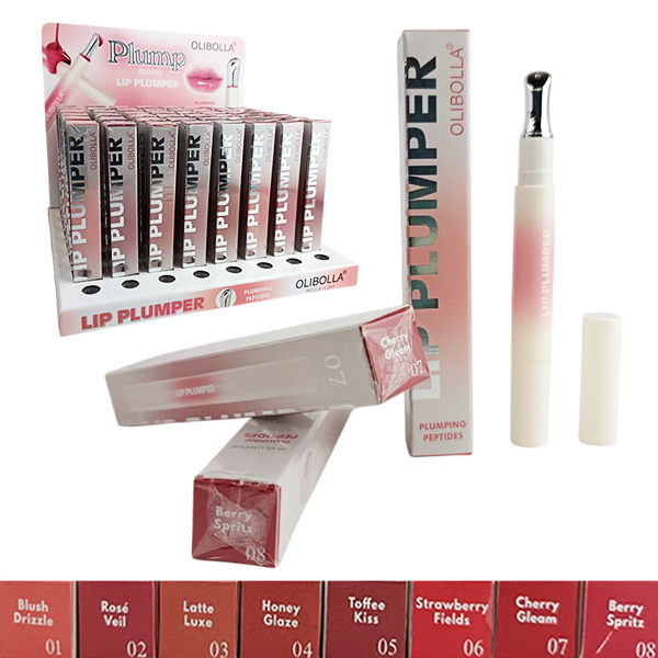 Lip plumper glossy plum 8 tonos diferentes 48 Olibolla