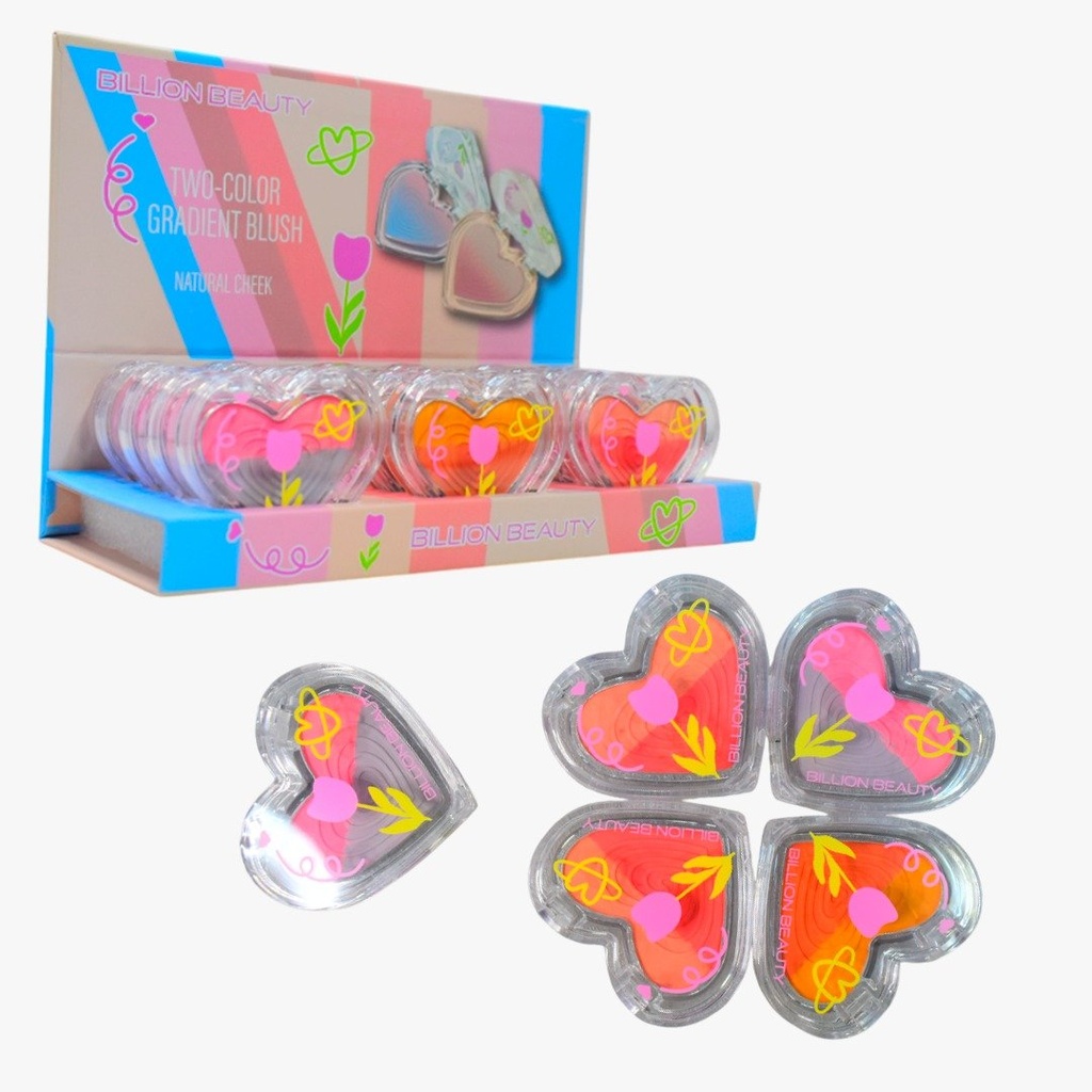 Rubor en Tonos Difuminados Billion Beauty