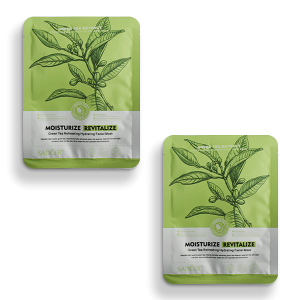 Mascarilla facial con extracto de Té Verde - Sadoer