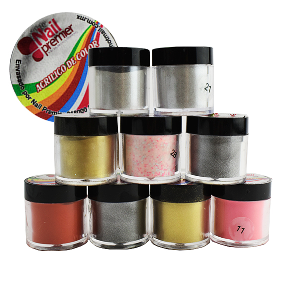 Acrilicos de colores surtidos 1/4oz - Nail Premier