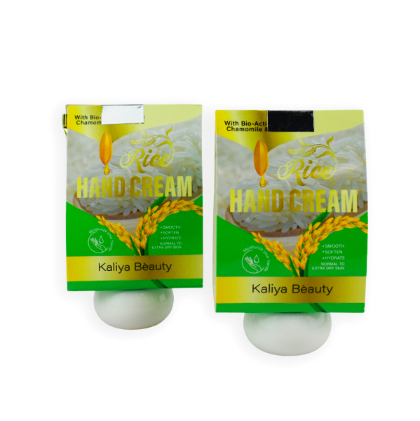 Crema para manos con extracto de arroz - Kaliya Béauty