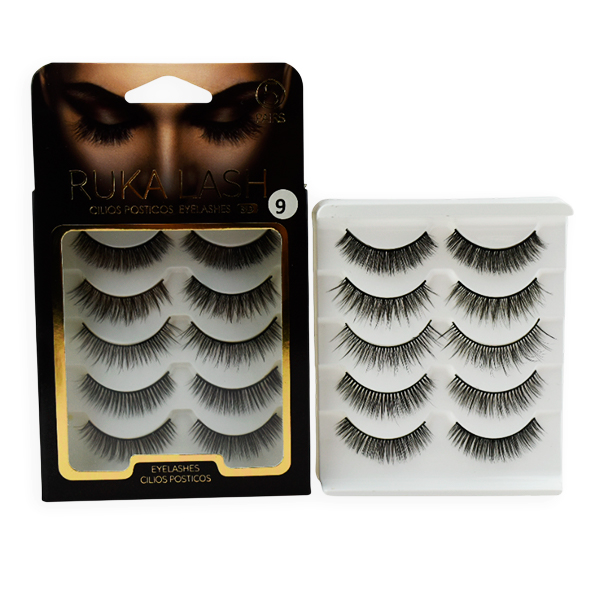 Set de 5 pares de pestañas 3D - Ruka Lash