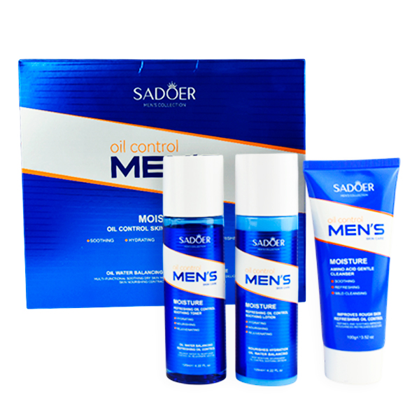 Kit de cuidado facial para hombres de 3 piezas - Sadoer