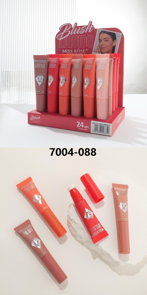 Rubor líquido soft matte - Miss rose