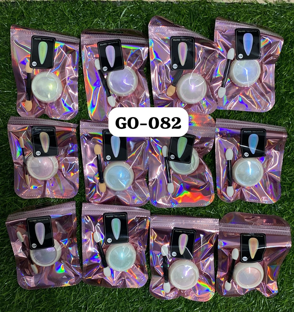 Polvo individual para uñas en efecto espejo