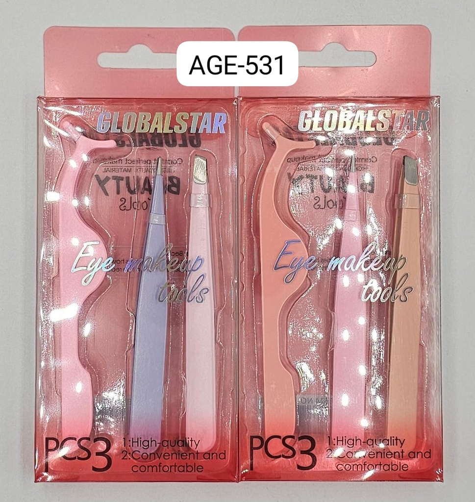 Pinza para depilación de cejas - Global Star