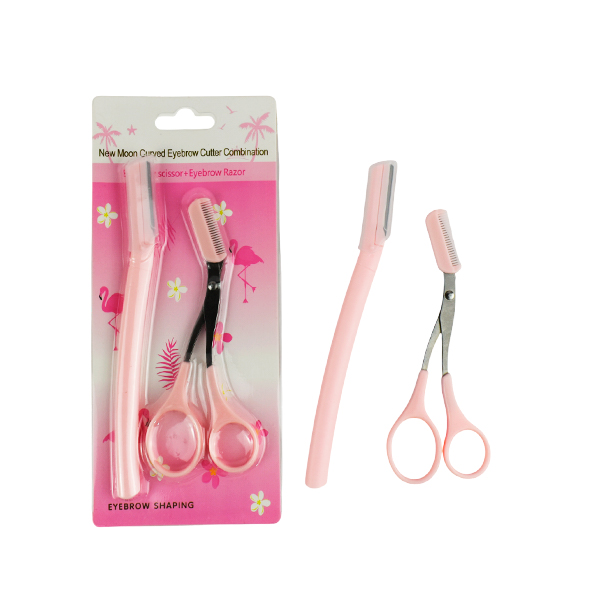 Dúo de tijera y perfiladora de cejas - Eyebrow Shaping