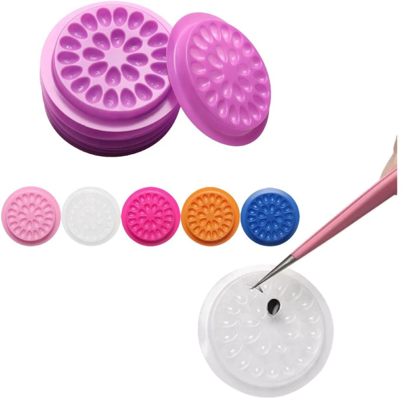 Recipiente Desechable Para Pegamento De Pestañas 10Pcs