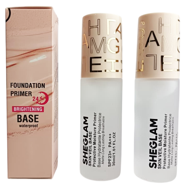 Prebase y Base 24H. Sheglam Surtidos