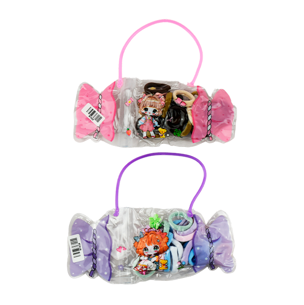 Set de colas para niñas en colores surtidos