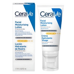 [3337875840620] Loción Hidratante Facial sin aroma AM-SPF 30 CERAVE 52ml