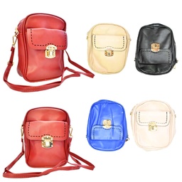 [2023052610704] Cartera Con Broche En Medio Colores Surtidos