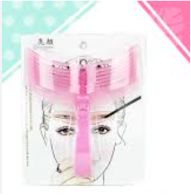 [8806199416538] Diseñador p/cejas plástico rosado 4 estilos