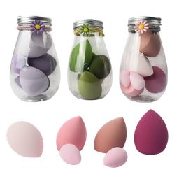 [2024041701908] Paquete de esponjas envase forma de Pera 6 pcs en Colores Surtidos