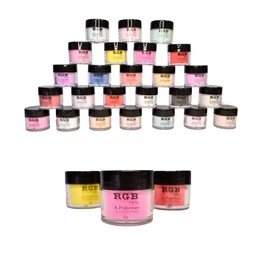 [611041] Polvo acrilico rgb para uñas colores surtidos 8g