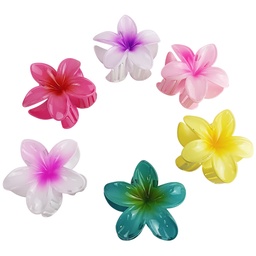 [20240812] Ganchos Hawaianos para cabello en colores surtidos en forma de Lirio