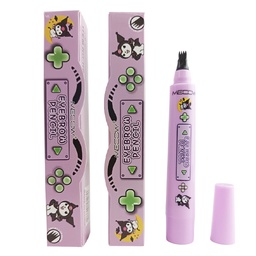 [6972545513380] Lápiz para cejas microblading pelo a pelo en presentación de Kuromi de MECOW