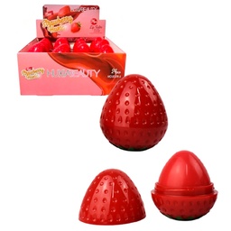 [6971605237563] Balsamo Labial con Diseño de Fresa Huxiabeauty