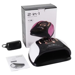 [2024041105904] Lampara para uñas 2 en 1 LED / UV LAMP 256w Sun C4 Plus