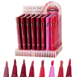 [6941898930199] Delineador labial líquido y delineador de labios 2 en 1 - Miss Rose