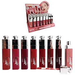 [6977017882582] Lip Gloss Mate con tonos lastnng surtidos - Meike Glamour