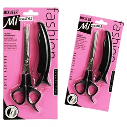 [6971383635483] Dúo de tijera degrafiladora y gancho de cabello - Mixueer New Style