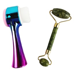 [8880000362931] Set de Cepillo y Rodillo Facial enpaque rosado colores surtidos de CONNERT