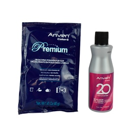 [7506115651975] Decolorante en polvo con vitamina B3 azul - Aven