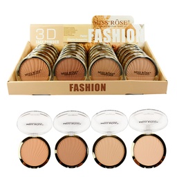 Polvo compacto 3D  - Miss Rose