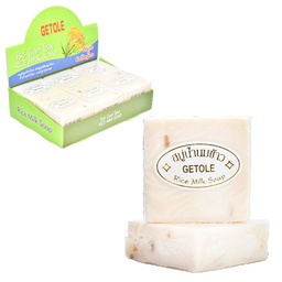 [69780724091] Jabón en barra de leche y arroz Getole 65G