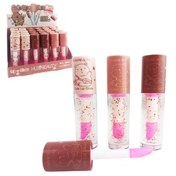 [HUXIACAP] Brillos Labiales Cute Lip Gloss en Presentación de Capibara Surtidos Huxia Beauty