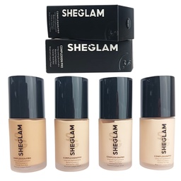 [6957845820246] Bases con Hidratacion Profunda Tonos Surtidos Sheglam de 30ml 4 tonos diferentes