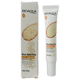 [6941349383895] Cremas Bioaqua Para Ojeras Con Extracto De Arroz 20G Caja Blanca