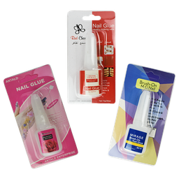 [537121] Pegamento para uñas surtidos ANTALD, BRUSH-ON MG, RED CHENNY